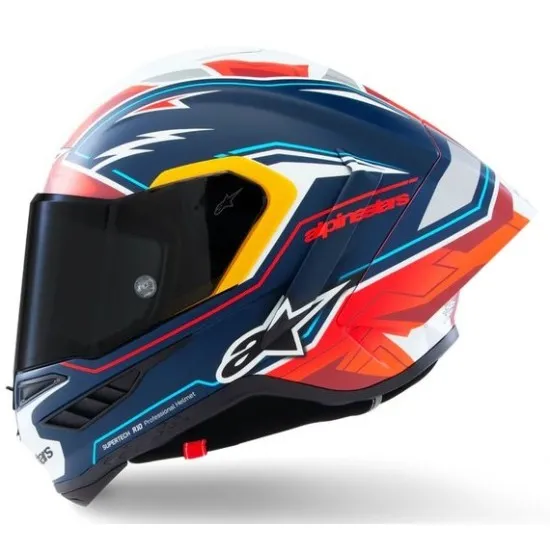 Каска ALPINESTARS Supertech R10 Acosta Replica -24 с карбонова конструкция и 220° видимост