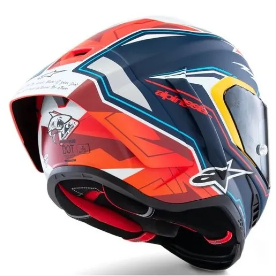 Каска ALPINESTARS Supertech R10 Acosta Replica -24 с карбонова конструкция и 220° видимост