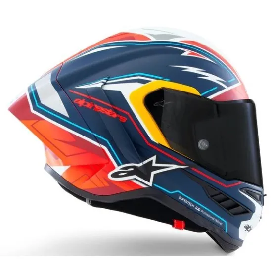 Каска ALPINESTARS Supertech R10 Acosta Replica -24 с карбонова конструкция и 220° видимост