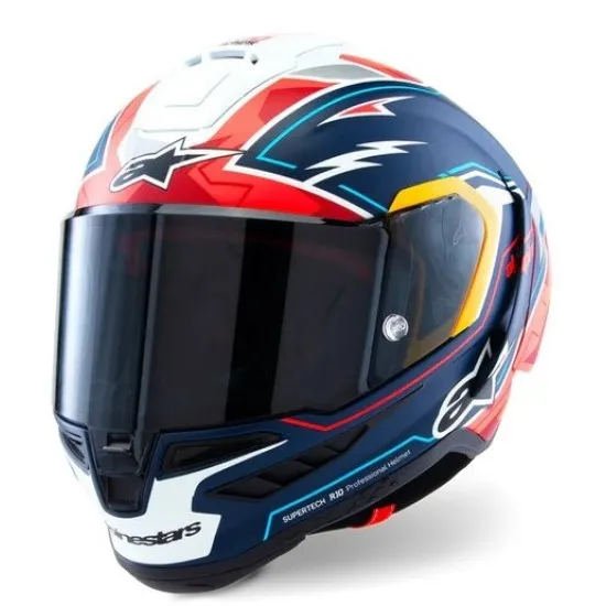 Каска ALPINESTARS Supertech R10 Acosta Replica -24 с карбонова конструкция и 220° видимост
