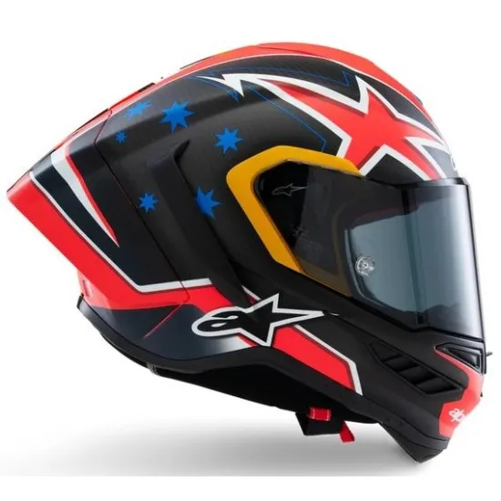 Каска Alpinestars Supertech R10 Miller Replica 24 карбонова с FIM и MotoGP технологии