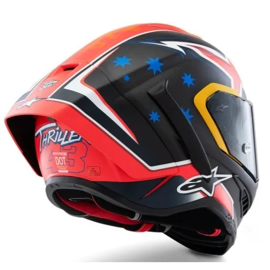 Каска Alpinestars Supertech R10 Miller Replica 24 карбонова с FIM и MotoGP технологии