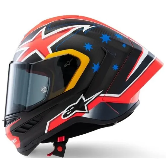 Каска Alpinestars Supertech R10 Miller Replica 24 карбонова с FIM и MotoGP технологии