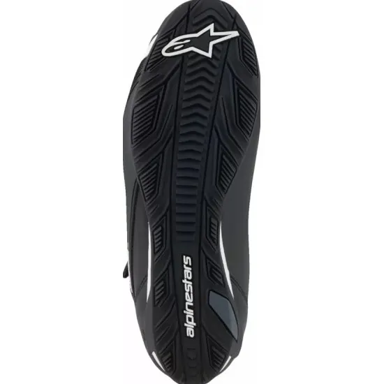 Мото боти ALPINESTARS FASTER-4 BLK/WHT с микрофибърна конструкция и TPR защита