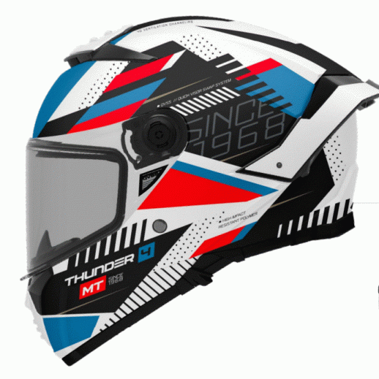Каска MT THUNDER 4 SV LUMINENCE A7 – защитна, удобна и с вградени слънчеви очила