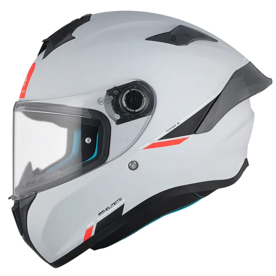 Каска MT TARGO S SOLID A12 GLOSS GRAY – защитна, стилна и с революционна визьорна система