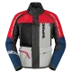 Мъжко текстилно мото яке SPIDI 4 SEASON V3 BLUE/ICE/RED с H2out мембрана и ниво 2 протектори