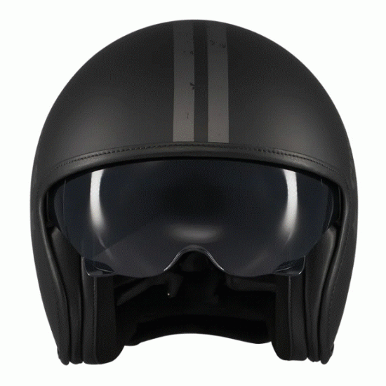 AXXIS Hornet SV Vintageclub B1 – каска за скутер с ретро дизайн и вътрешен визьор