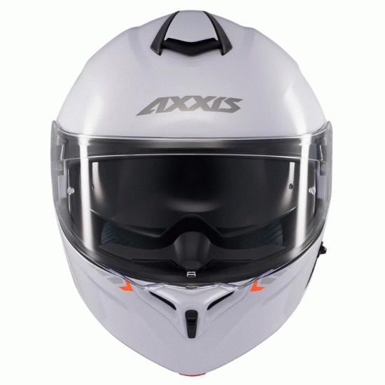 AXXIS Storm S SV Solid A0 – модулна каска с двойна хомологация и слънчев визьор