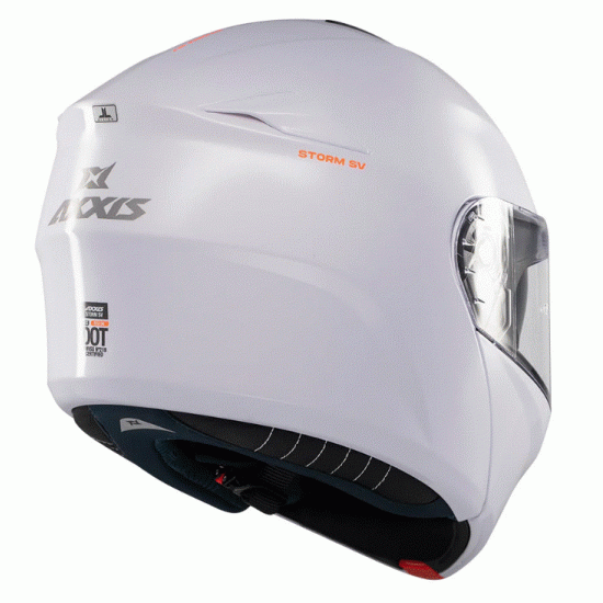 AXXIS Storm S SV Solid A0 – модулна каска с двойна хомологация и слънчев визьор