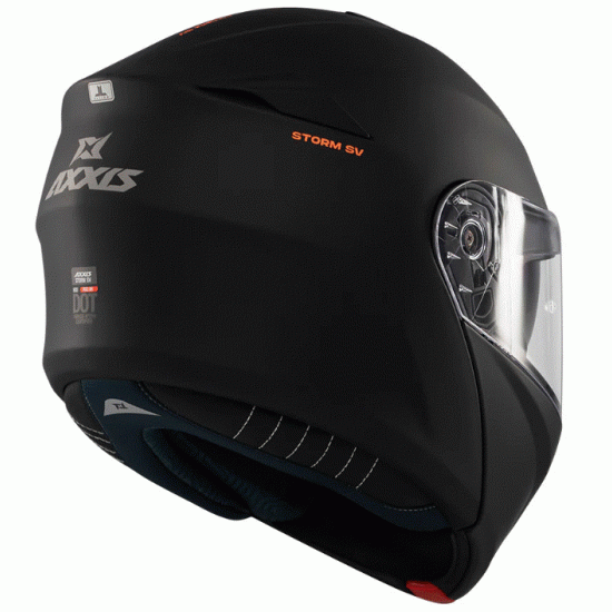 AXXIS Storm S SV Solid A1 Matt – модулна мото каска с P/J хомологация