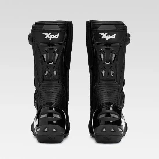 XPD XP6-S BLACK – спортни мото ботуши с твърди протектори и слайдер