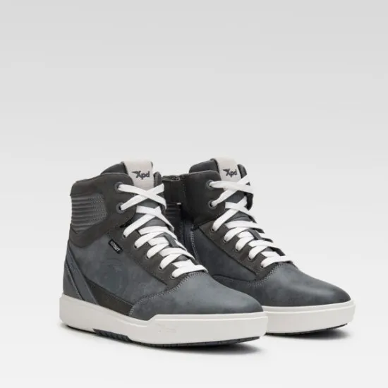 XPD MOTO-WAY H2OUT Grey/White – мото кецове с водоустойчива мембрана и TPU защита