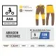 Мото дънки TRILOBITE TON-UP 2.0 тъмносини с Kevlar и Dyneema