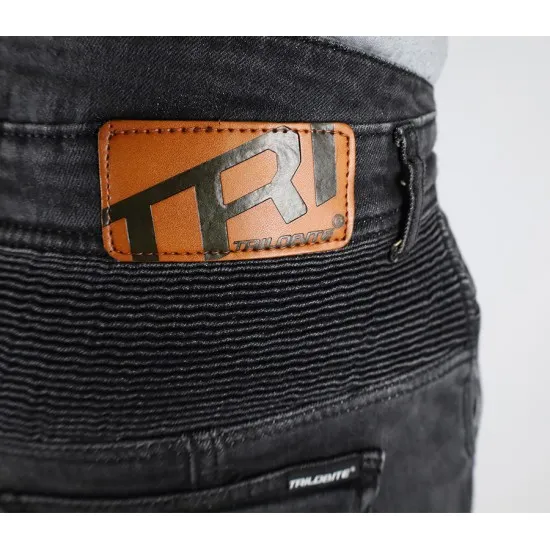 TRILOBITE Acid Scrambler 2.0 Doublelayer Black – мото дънки с Kevlar и протектори