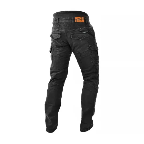 TRILOBITE Acid Scrambler 2.0 Doublelayer Black – мото дънки с Kevlar и протектори