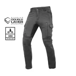 Мото дънки TRILOBITE ACID SCRAMBLER 2.0 GREY DOUBLELAYER AAA