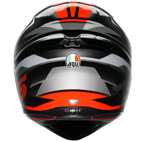 Мото каска AGV K1 S Fastlap Black/Grey/Red – пълнолицева каска Hydra Motto