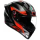 Мото каска AGV K1 S Fastlap Black/Grey/Red – пълнолицева каска Hydra Motto