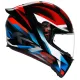 Мото каска AGV K1 S FASTLAP – спортен черно-сив дизайн с червени акценти