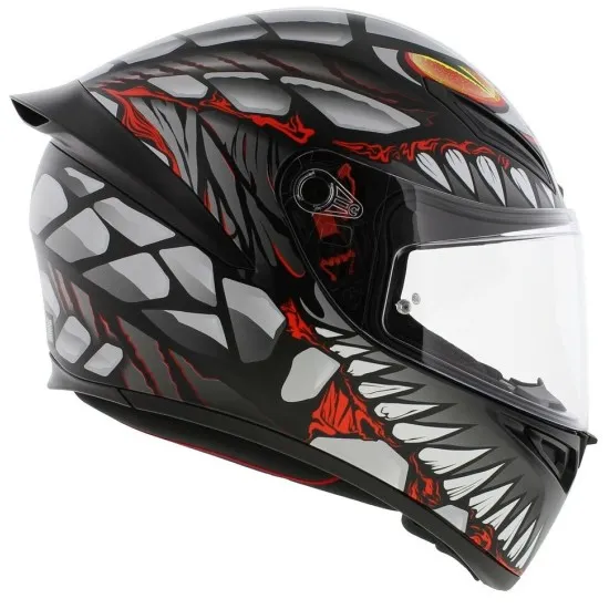 AGV K1 S E2206 FASTLAP – мото каска с Pinlock и вграден слънчев визьор
