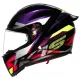 AGV K1 S E2206 FASTLAP BLACK/PURPLE/PINK – мото каска с Pinlock и слънчев визьор
