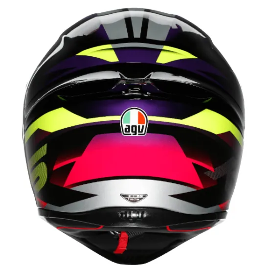 AGV K1 S E2206 FASTLAP BLACK/PURPLE/PINK – мото каска с Pinlock и слънчев визьор