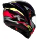 AGV K1 S E2206 FASTLAP BLACK/PURPLE/PINK – мото каска с Pinlock и слънчев визьор