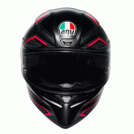 Каска AGV K1 S SLING Matt Black/Pink – спортна визия и комфорт AGV K1 S SLING – интегрална каска Matt Black/Pink с аеродинамичен дизайн