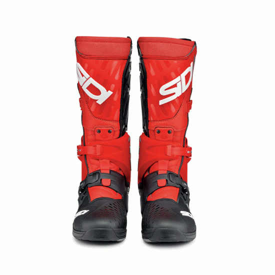 SIDI CROSSAIR BLACK/RED – професионални мотокрос ботуши с фибростъкло и Vibram подметка