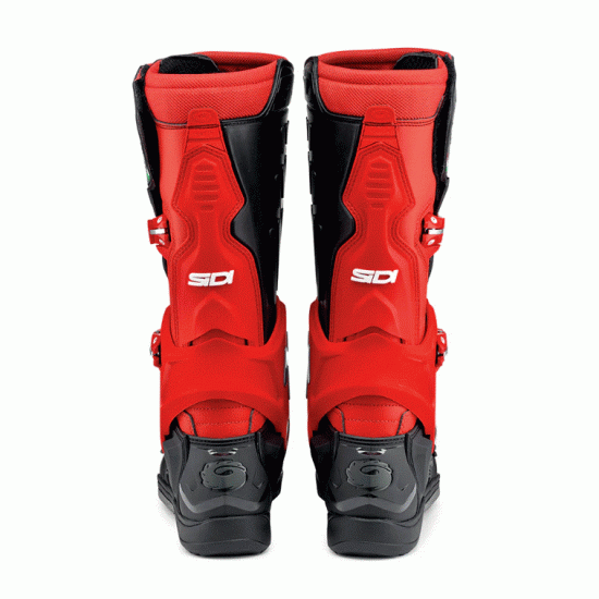 SIDI CROSSAIR BLACK/RED – професионални мотокрос ботуши с фибростъкло и Vibram подметка