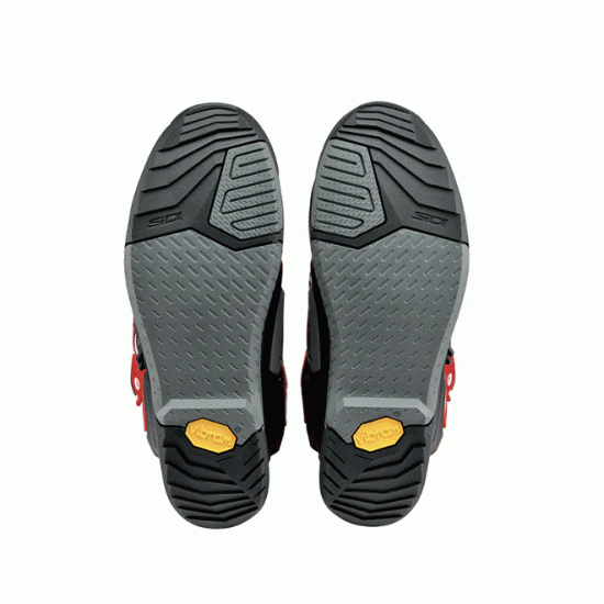 SIDI CROSSAIR BLACK/RED – професионални мотокрос ботуши с фибростъкло и Vibram подметка