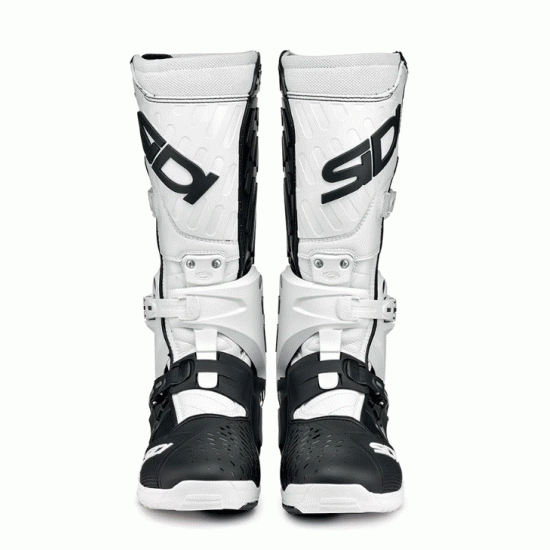 SIDI CROSSAIR BLACK/WHITE – ултралеки мотокрос ботуши с Vibram подметка и фибростъкло