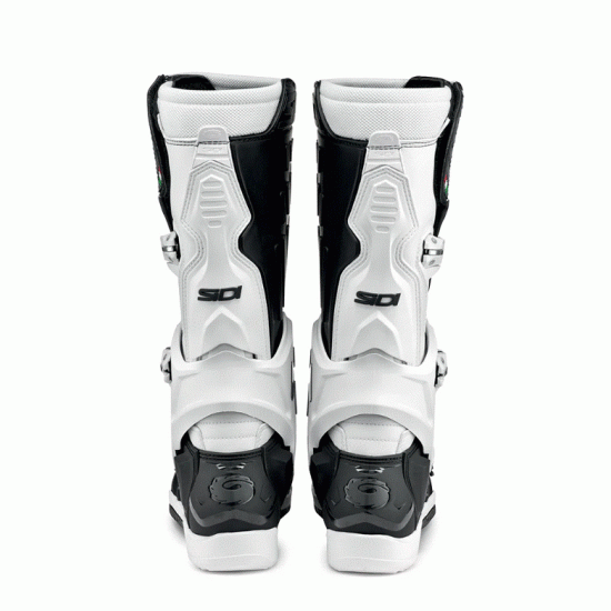SIDI CROSSAIR BLACK/WHITE – ултралеки мотокрос ботуши с Vibram подметка и фибростъкло