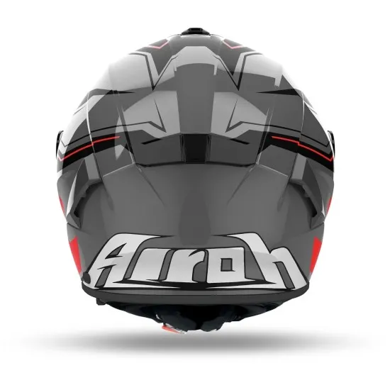 AIROH SPARK 2 DART RED – мото каска с слънчев визьор и Pinlock 70