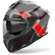AIROH SPARK 2 DART RED – мото каска с слънчев визьор и Pinlock 70