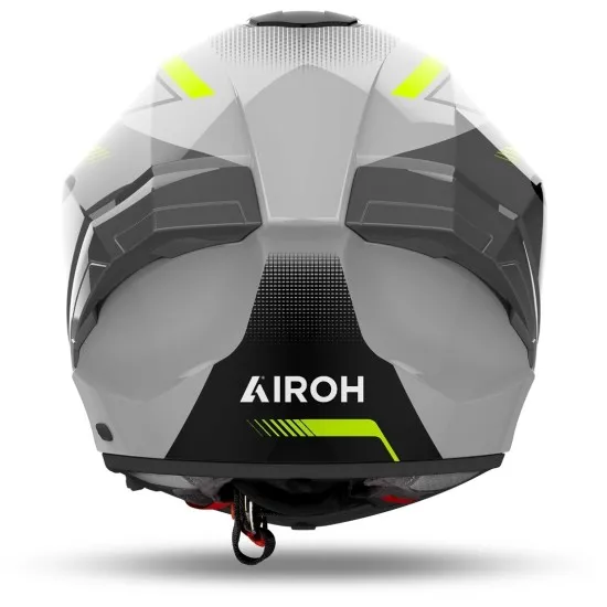 AIROH MATRYX WIDE YELLOW – шосейна каска с жълт графичен дизайн