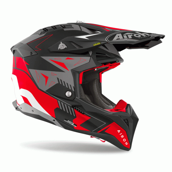 Каска AIROH Aviator 3 Spin Red Matt