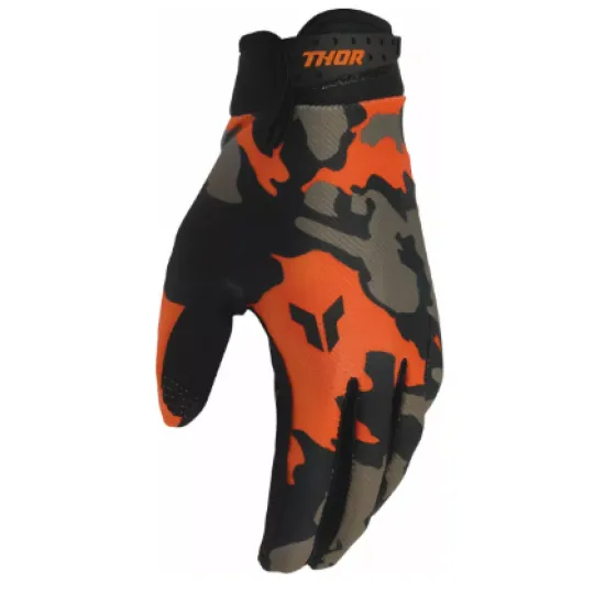 Мотокрос ръкавици Thor Launchmode Hunter Orange Black