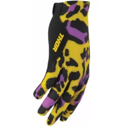 Mотокрос ръкавици THOR SPORTMODE CHEETAH YELLOW/PURPLE