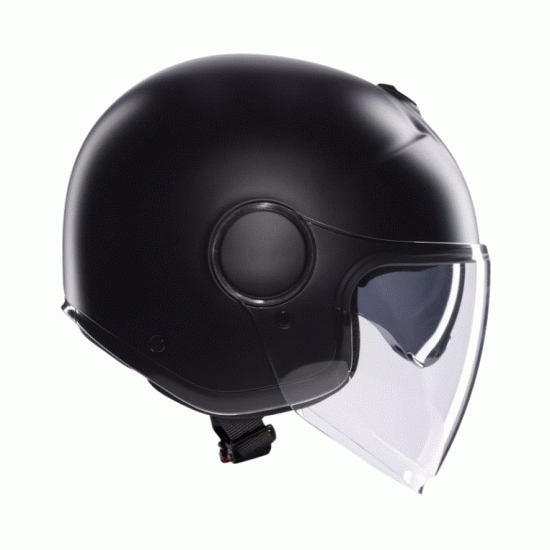 AGV ETERES MONO BLACK MATT – отворена каска за градско каране, сертифицирана по ECE 22.06