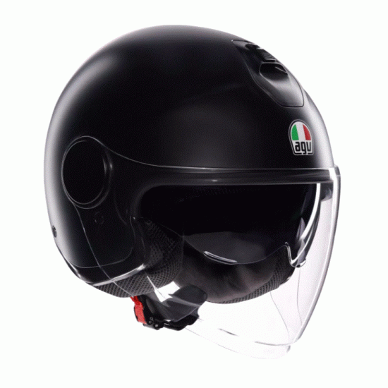 AGV ETERES MONO BLACK MATT – отворена каска за градско каране, сертифицирана по ECE 22.06