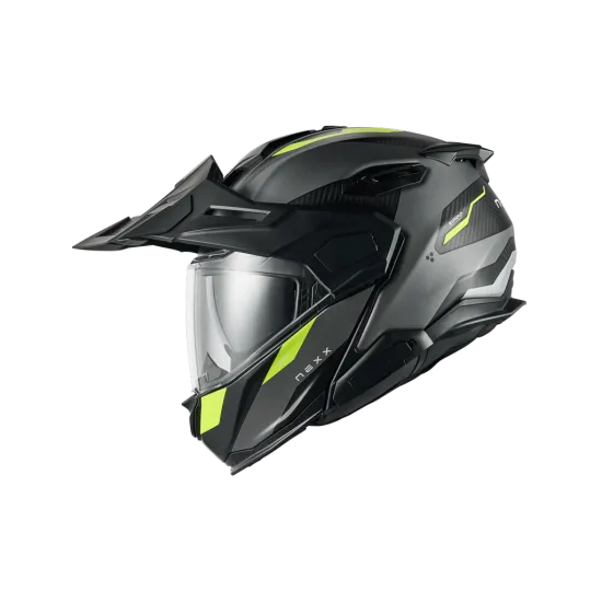 Адвенчър каска NEXX X.LifeCountry Terra Grey/Neon – мотористка екипировка Hydra Motto