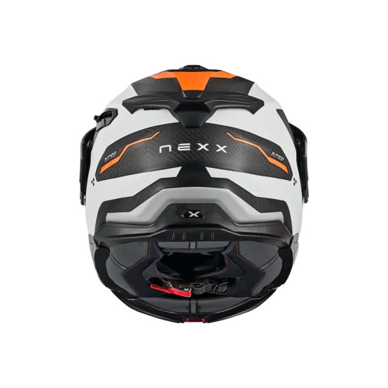 Адвенчър каска NEXX X.LifeCountry Terra White/Orange – мото екипировка Hydra Motto