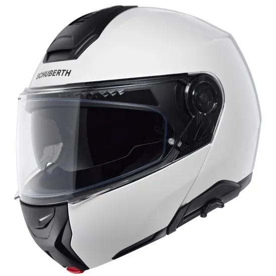 SCHUBERTH CONCEPT WHITE GLOSS – модулна каска с фибростъкло, сертифицирана по ECE-R 22.06 UA
