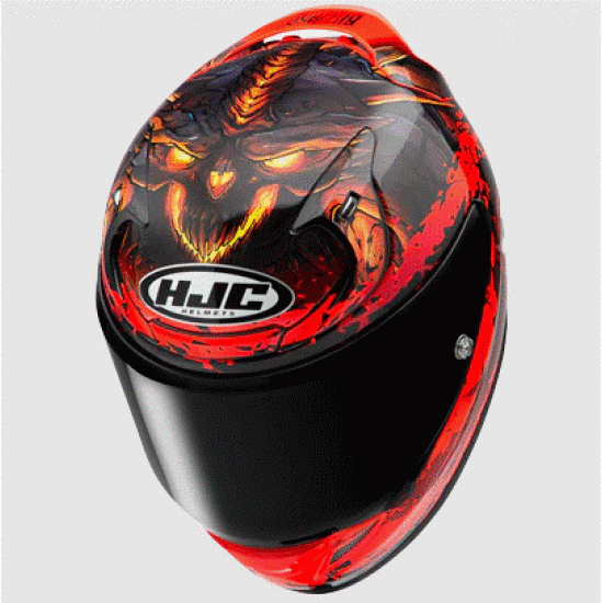 Каска HJC RPHA 12 Diablo Blizzard MC1 – премиум мото каска Hydra Motto