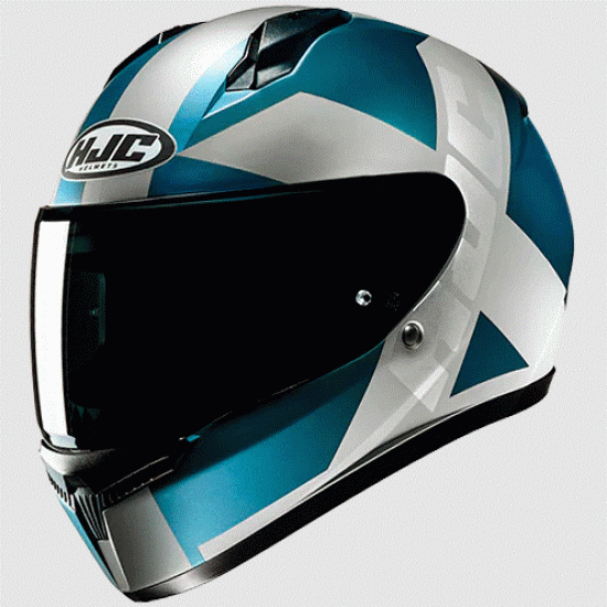 Каска HJC C10 Tez MC2SF MATT – сертифицирана, с вентилация и очила-съвместима