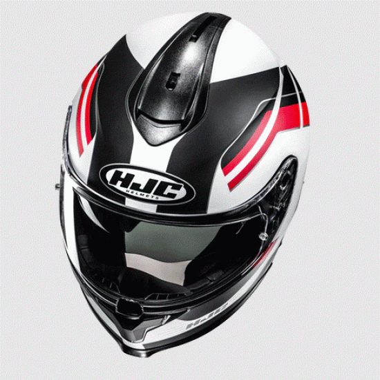 Каска HJC C70N BELIS MC1SF – пълнофейс каска с прозрачен визьор и слънчев щит