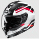 Каска HJC C70N BELIS MC1SF – пълнофейс каска с прозрачен визьор и слънчев щит