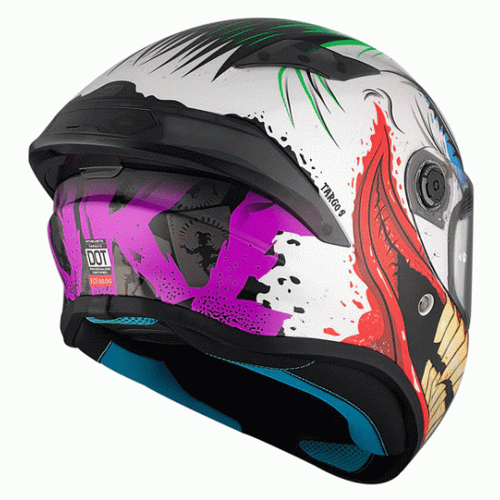 Каска MT TARGO S JOKE A5 GLOSS – мото каска с визьор и двойна сертификация